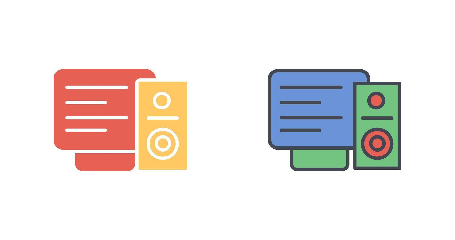 Speaker Icon Design vector