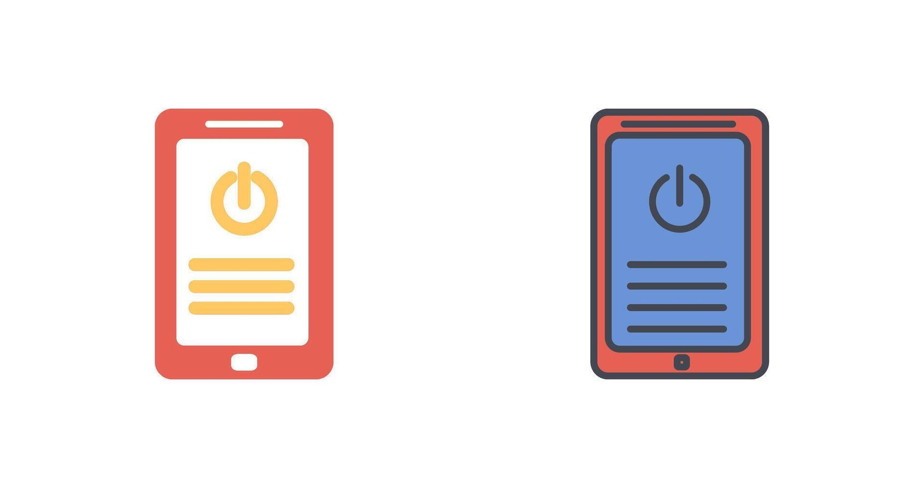 Shutdown Button Icon Design vector