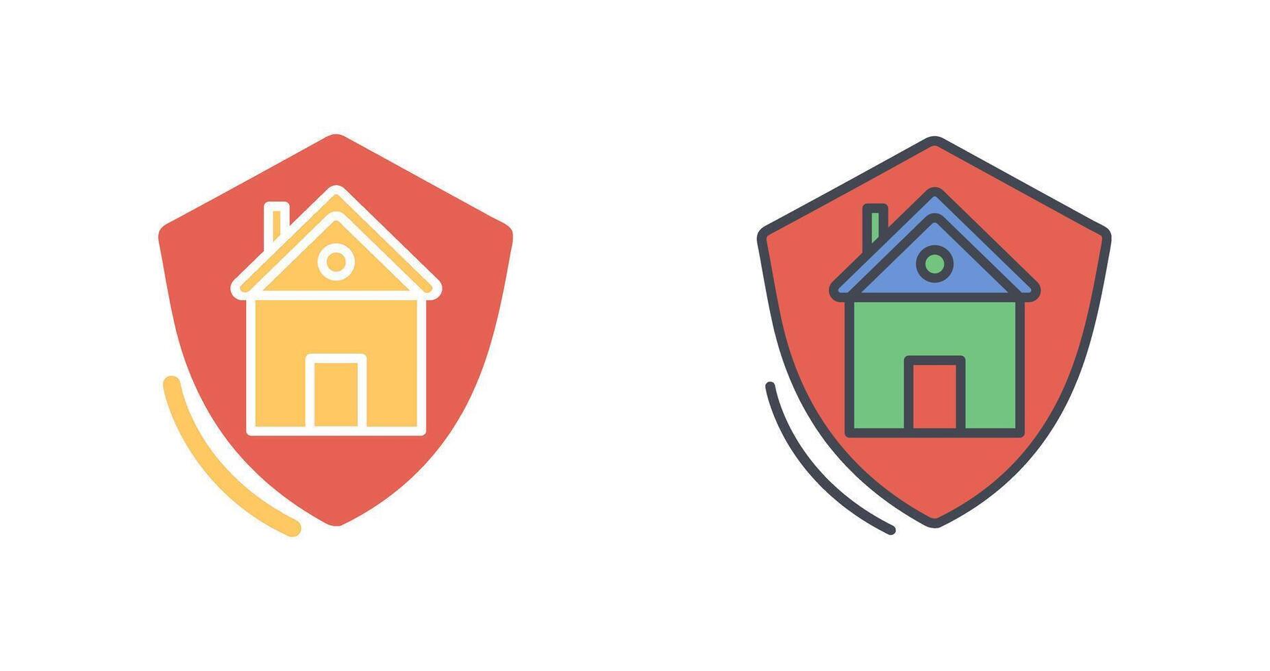 House Protection Icon Design vector