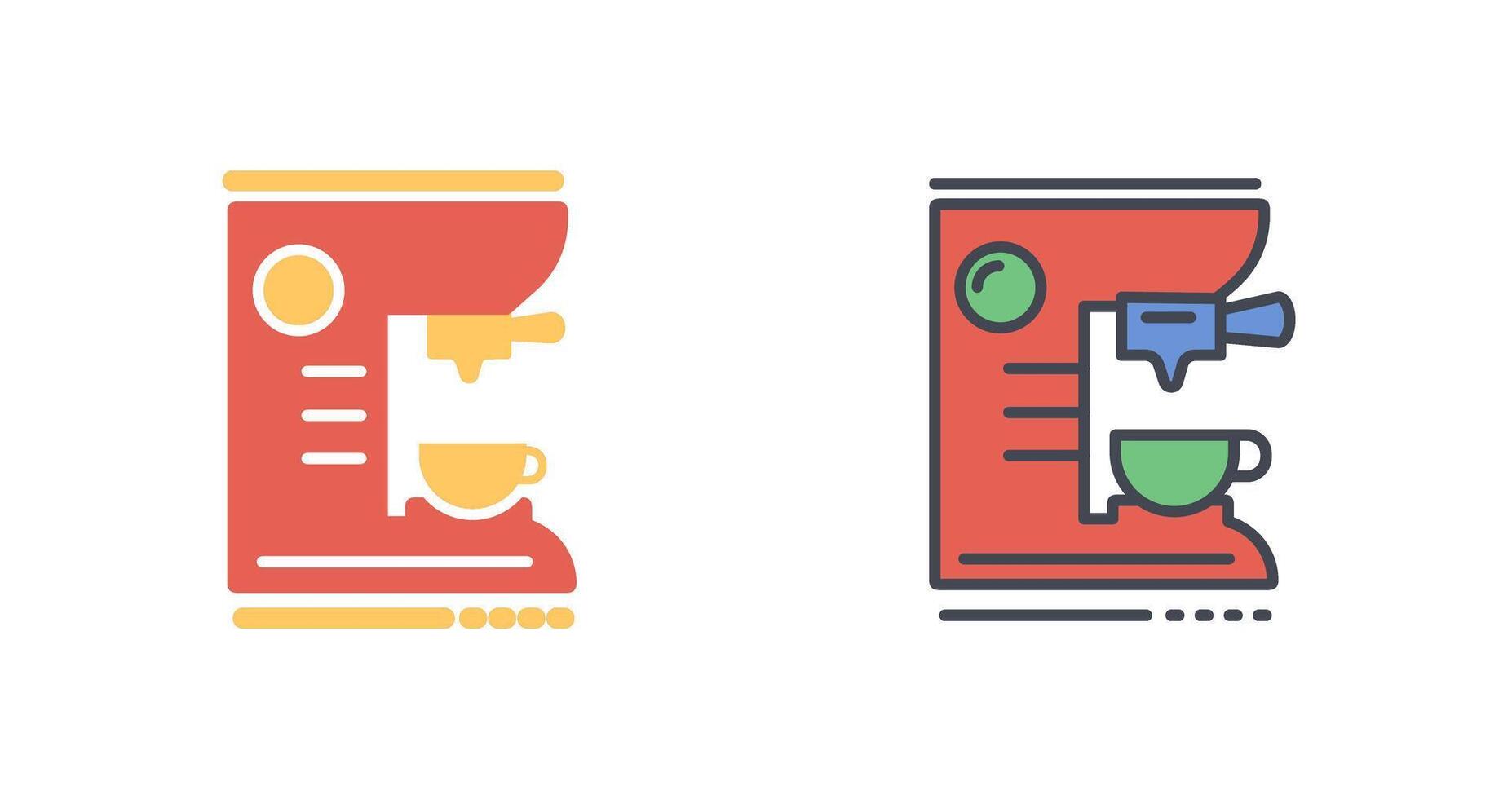 Coffee Machine Icon Design vector