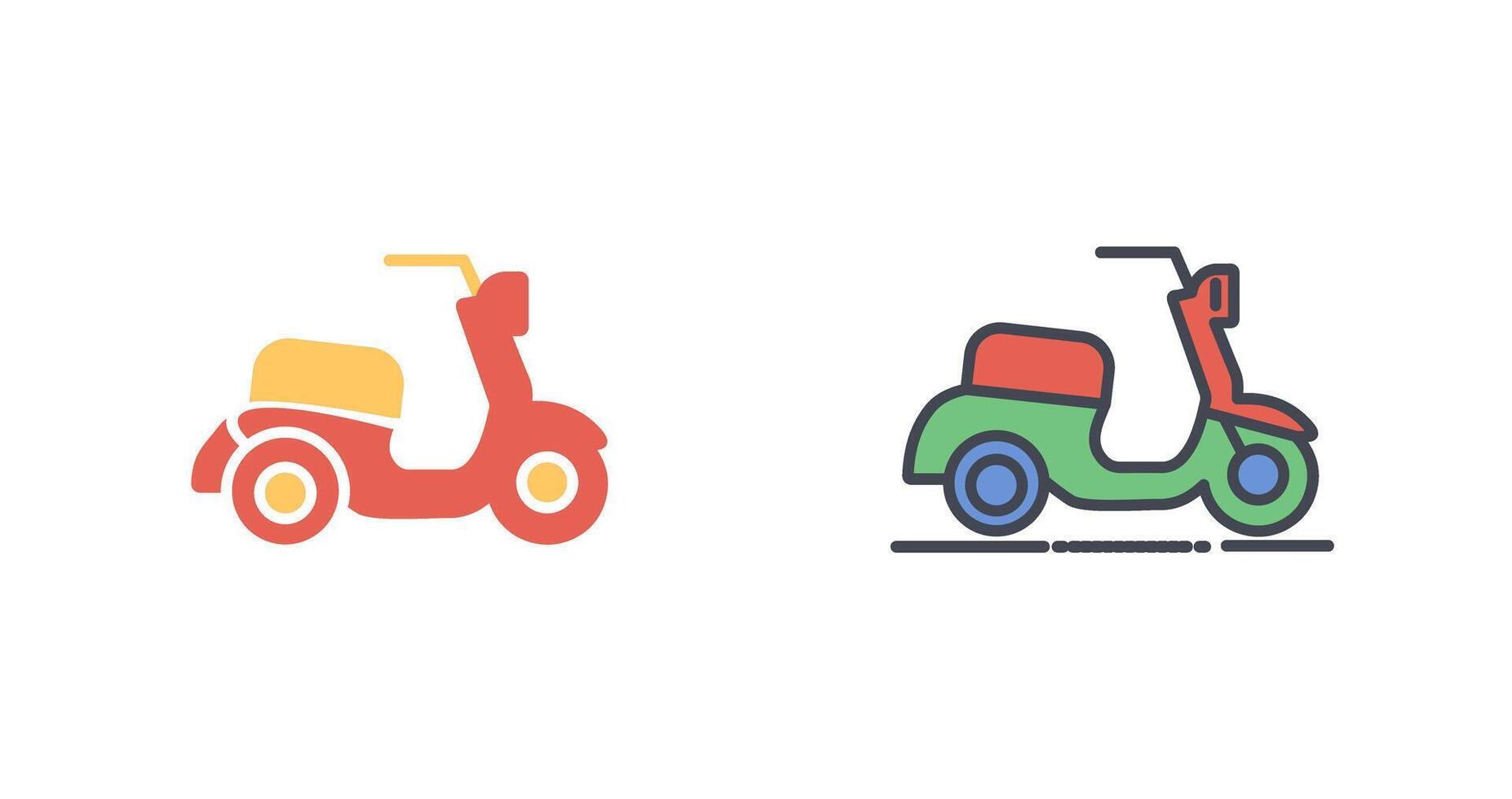 diseño de icono de scooter vector