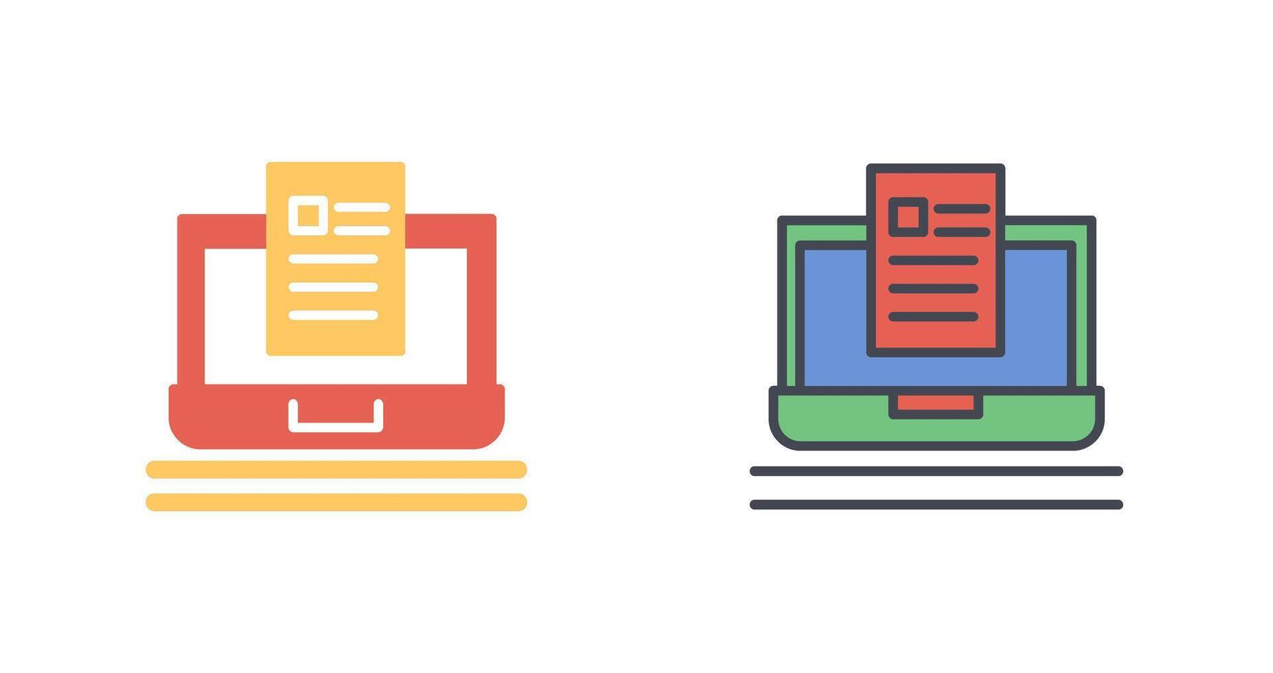 Blog Icon Design vector