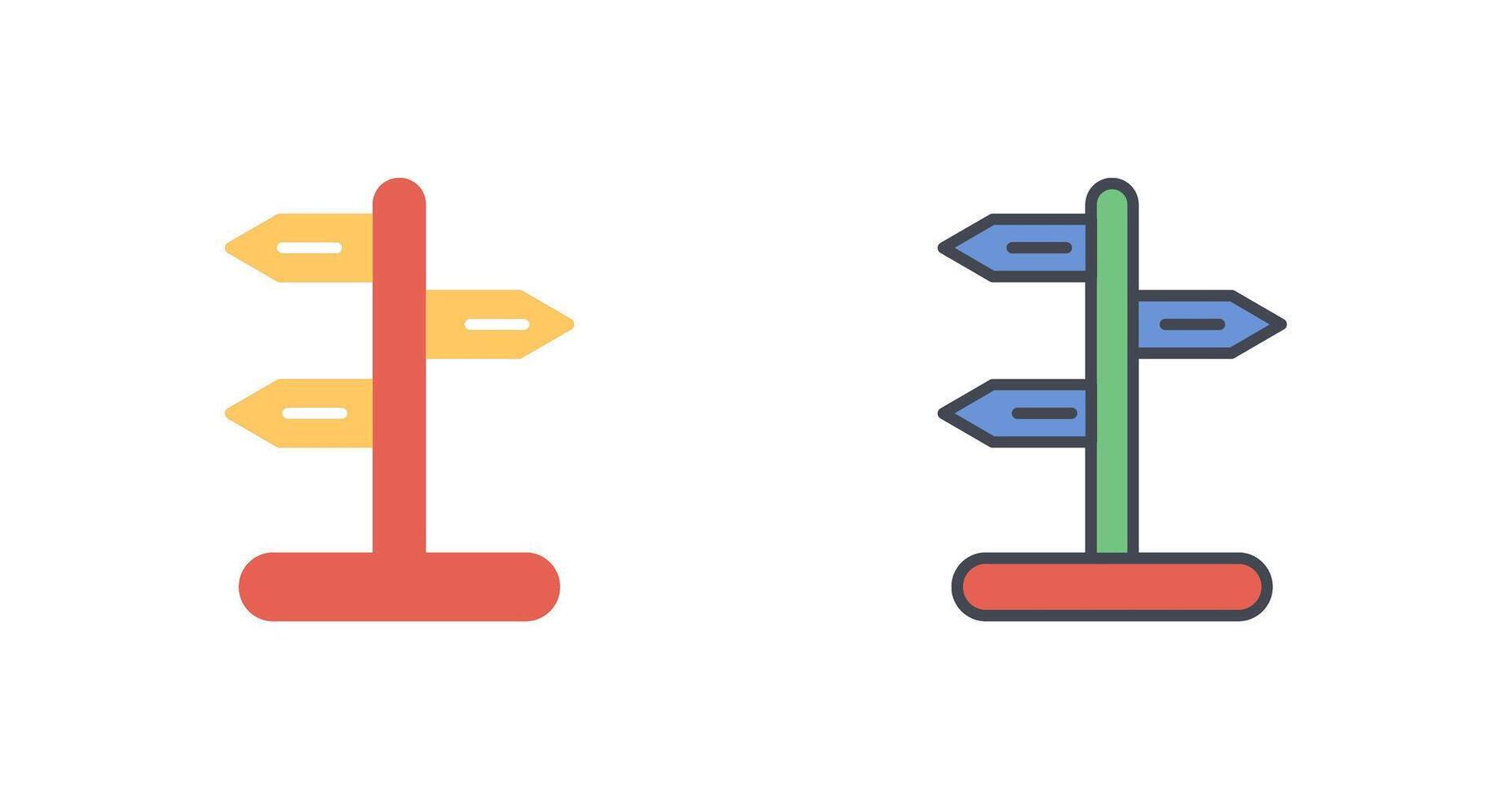 Signpost Icon Design vector