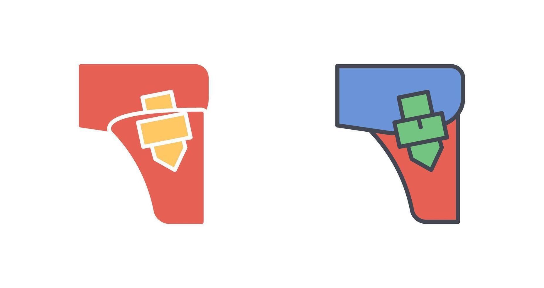 Gun Belt Icon Design vector