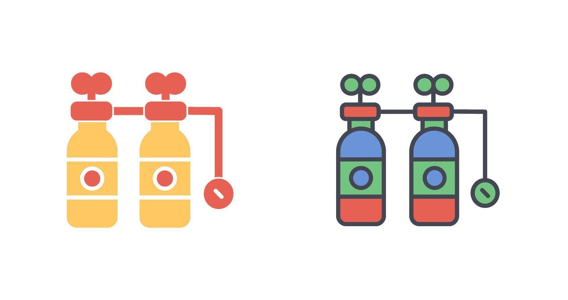 Oxygen Tank Icon Design vector