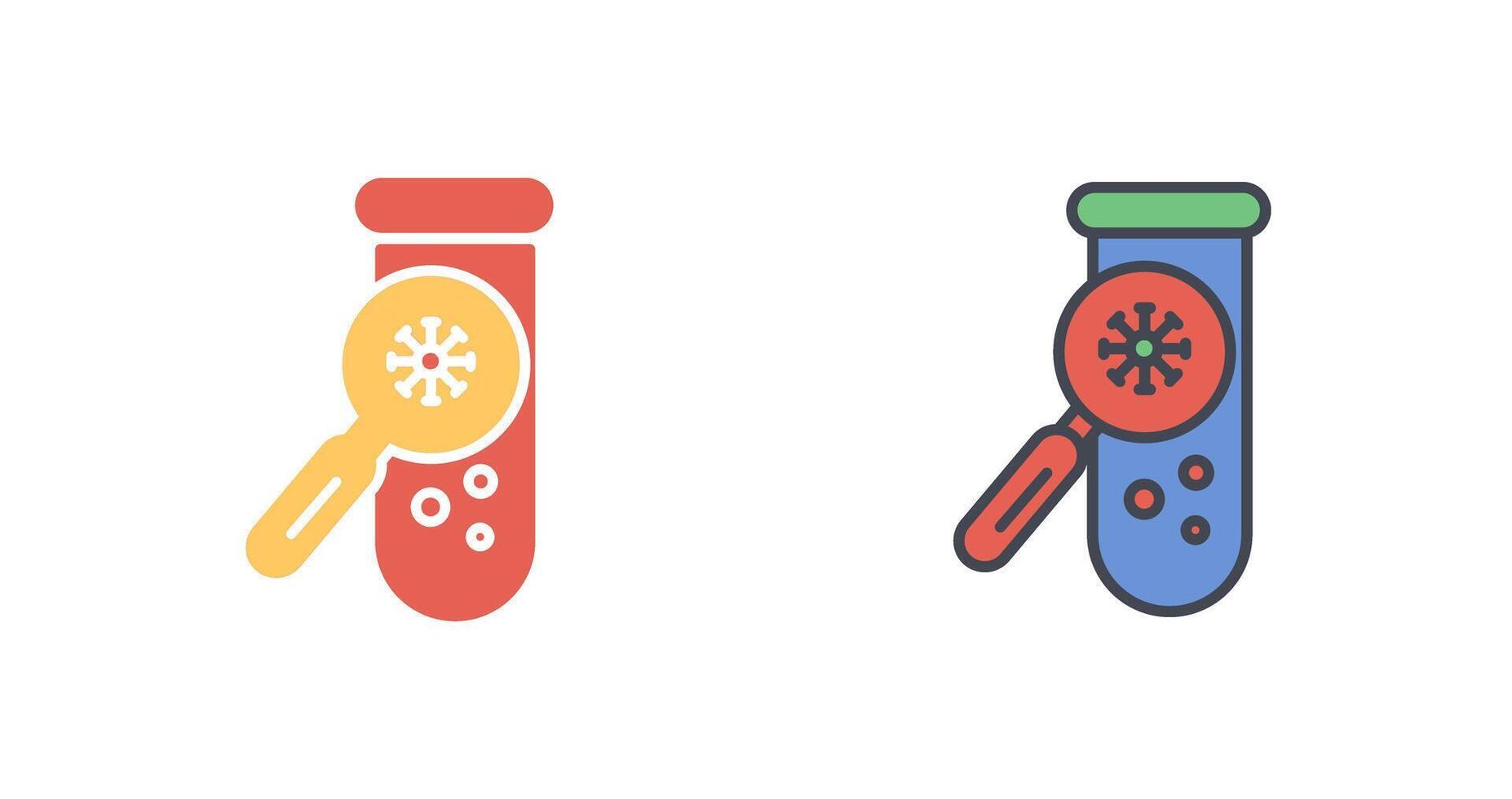 Test Tube Icon Design vector