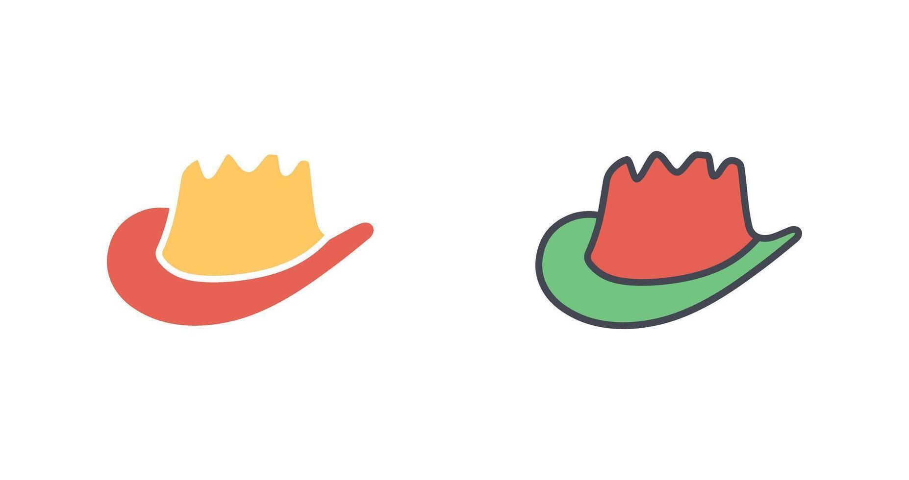 Cowboy Hat Icon Design vector