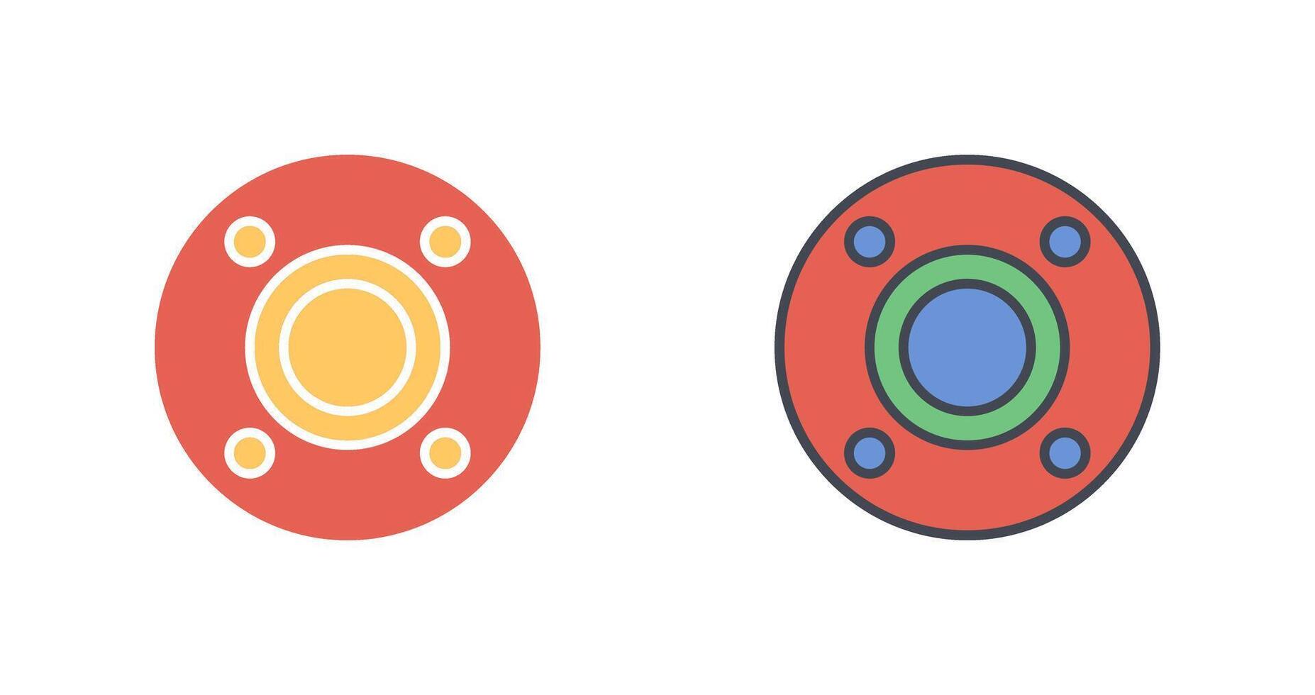Flange Icon Design vector