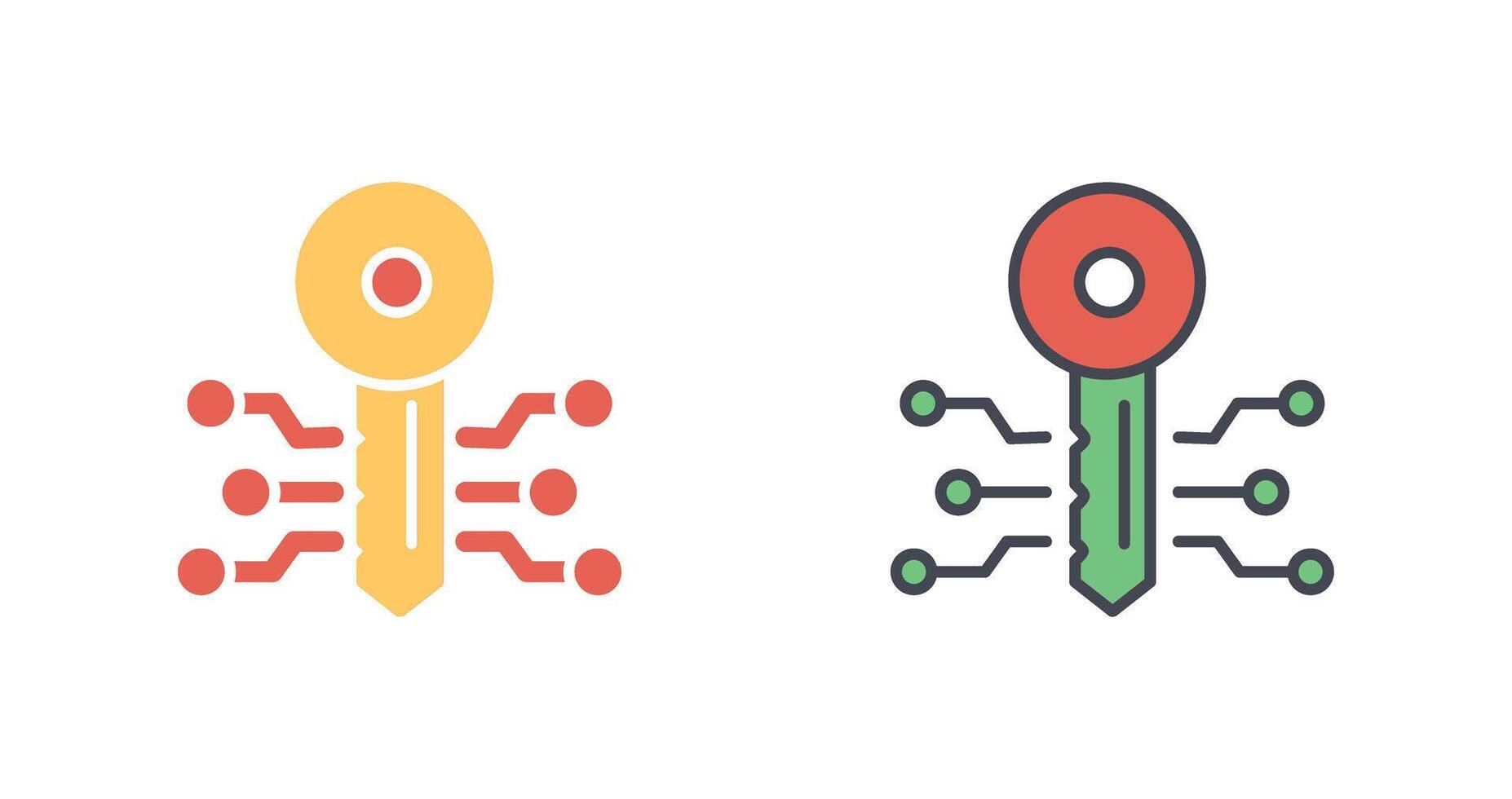 Key Icon Design vector