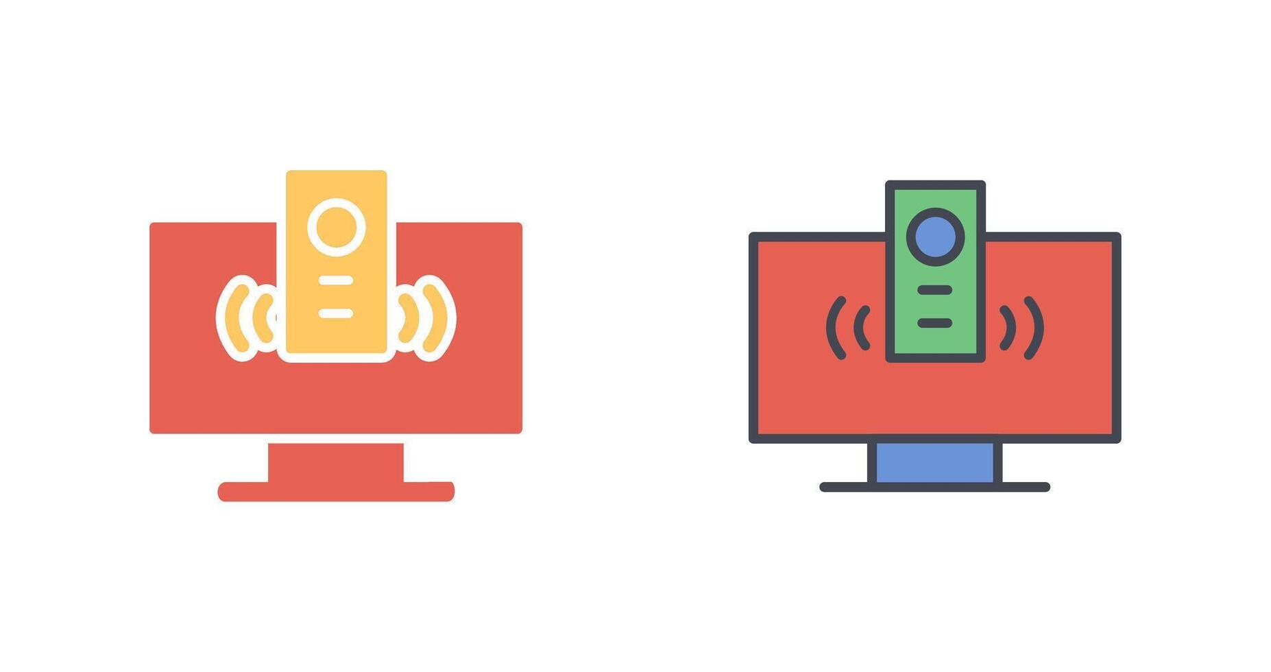 Remote Icon Design vector