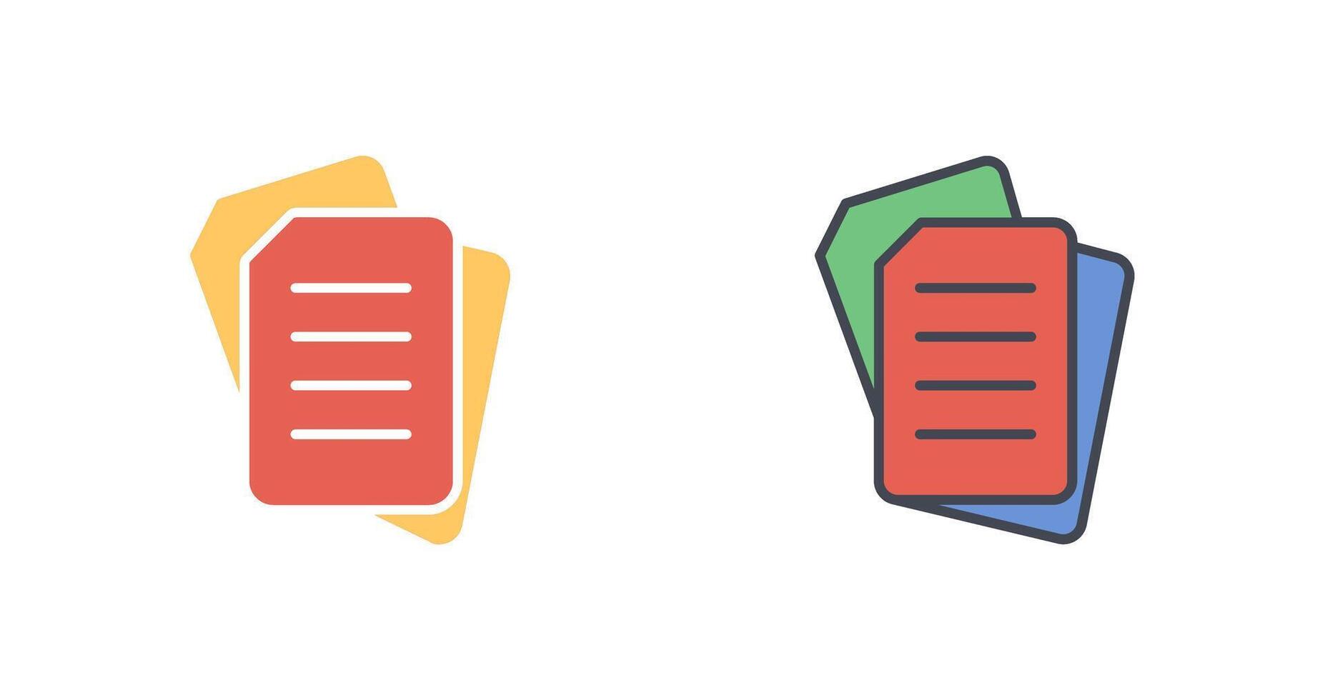 Document Icon Design vector