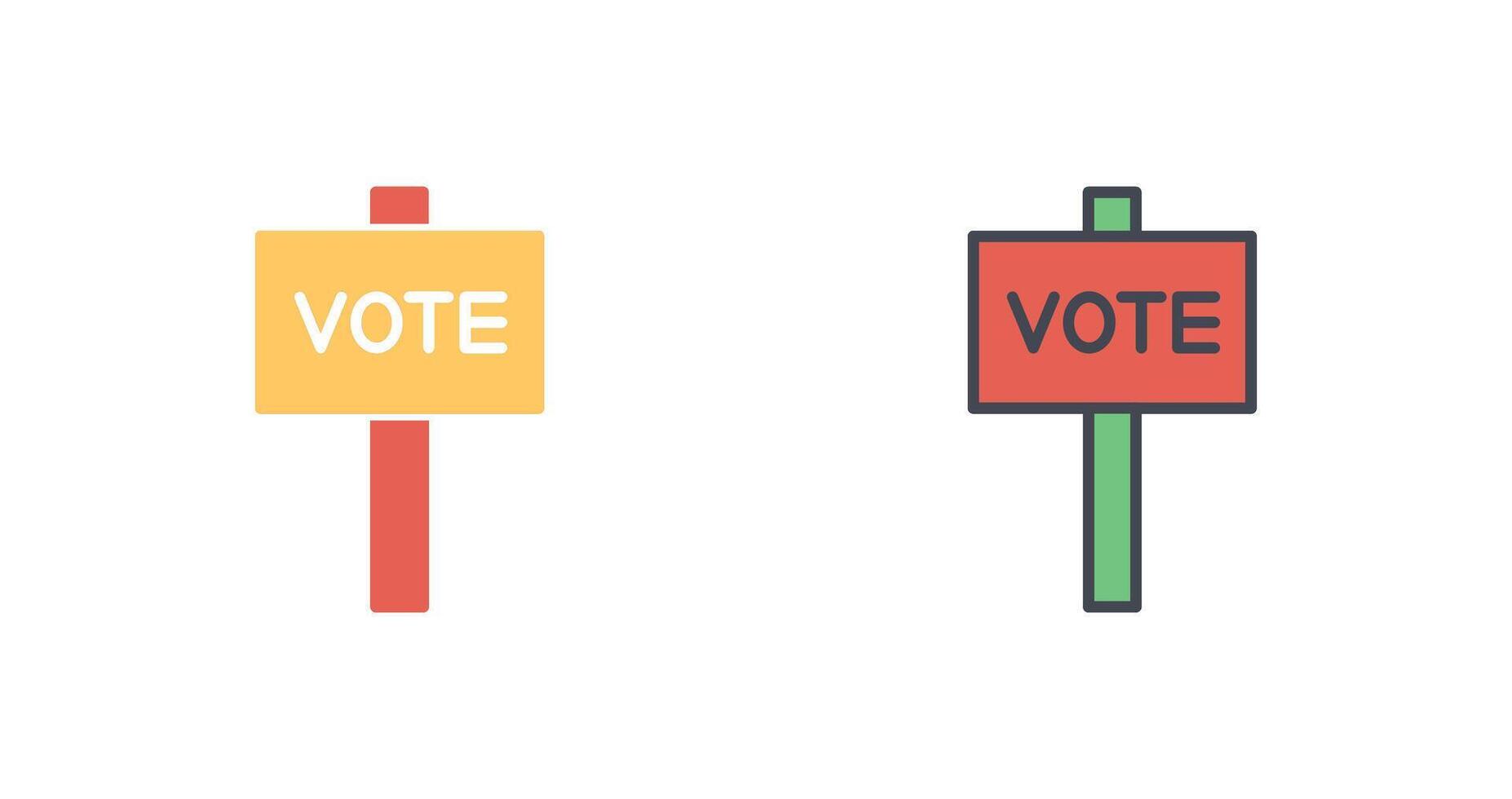 Vote Icon Design vector