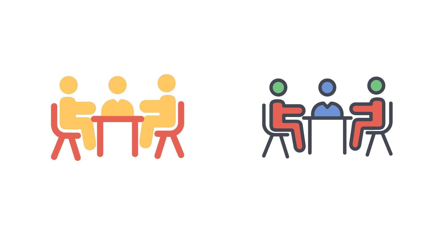 Meeting Icon Design vector
