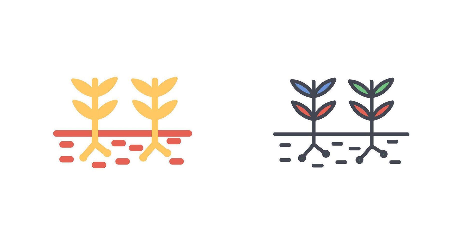 Smart Farm Icon Design vector