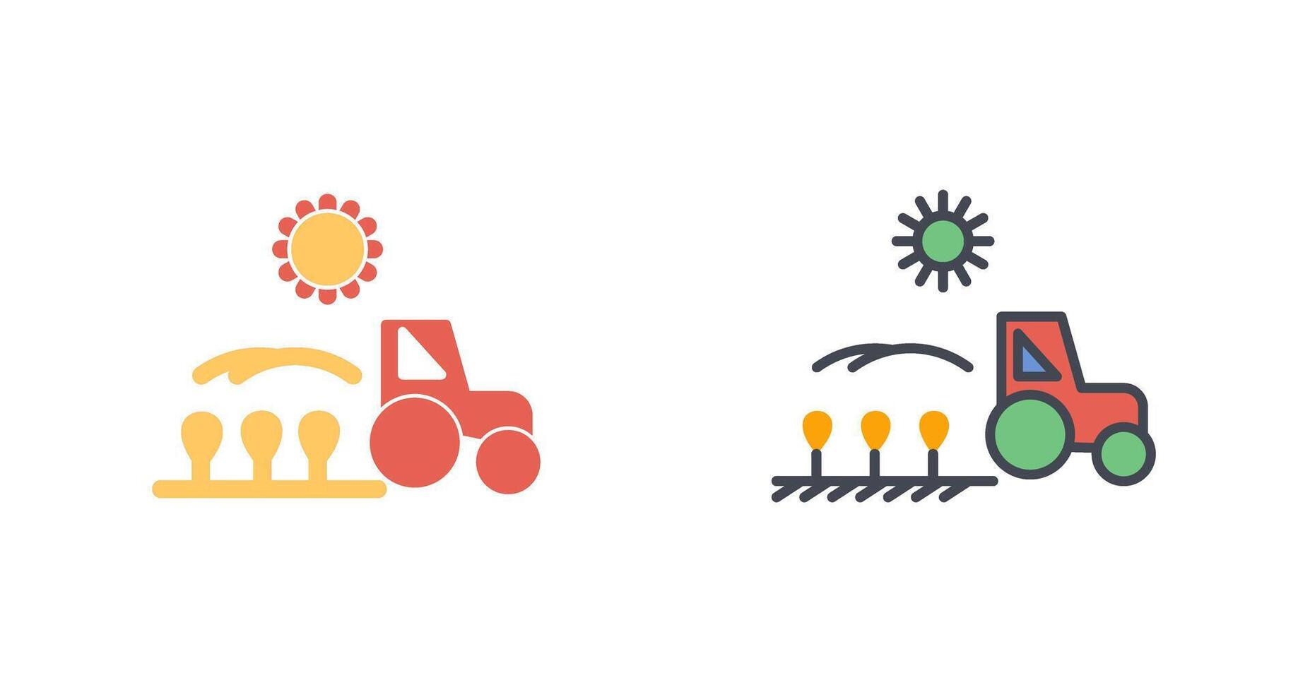 Smart Farm Icon Design vector