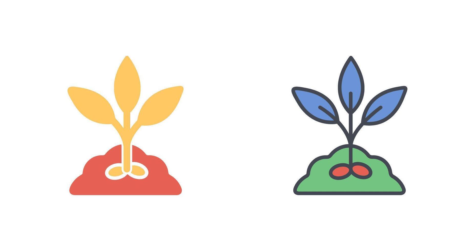 Seed Icon Design vector