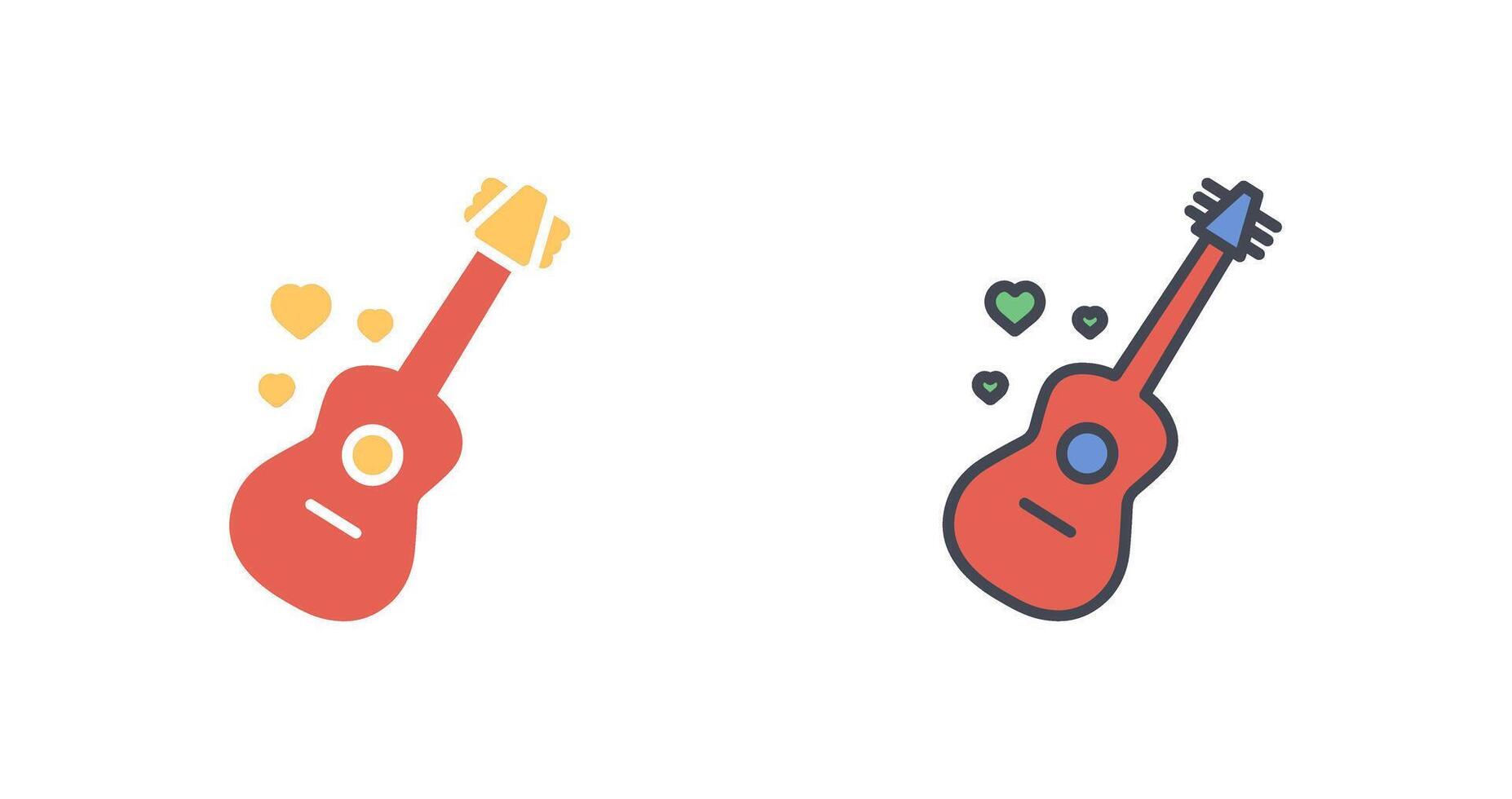 Guitar Icon Design vector