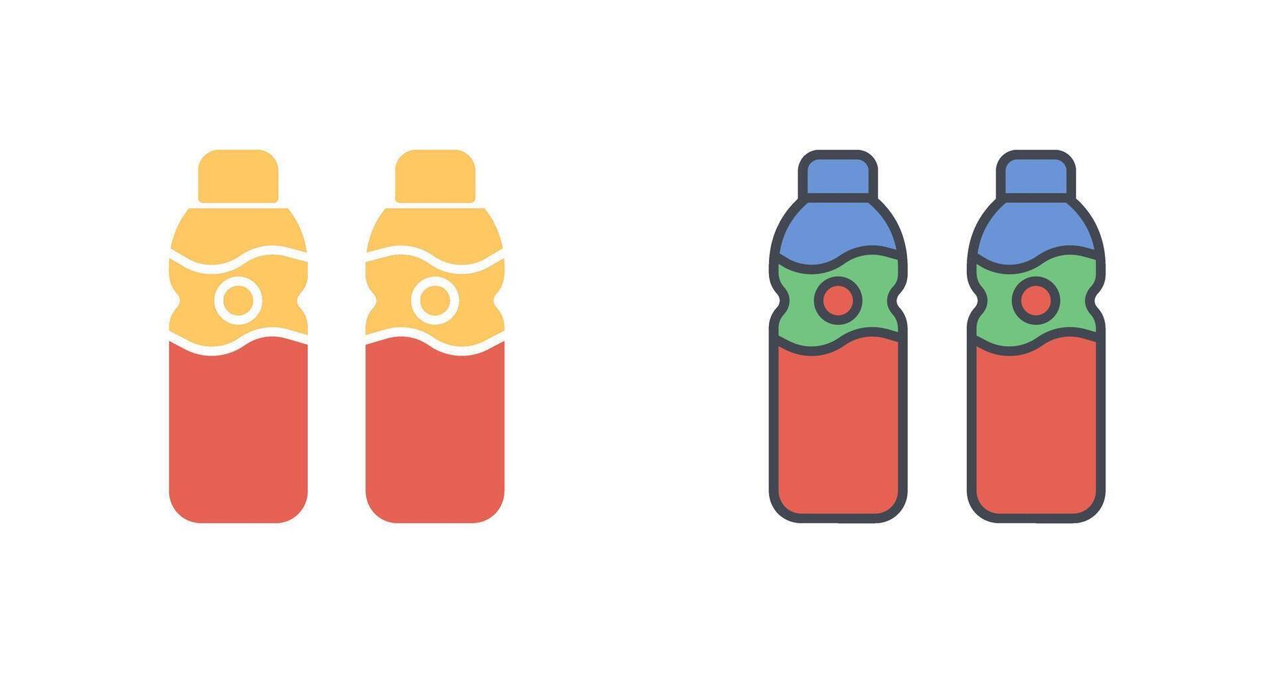 Water Bottle Icon Design vector