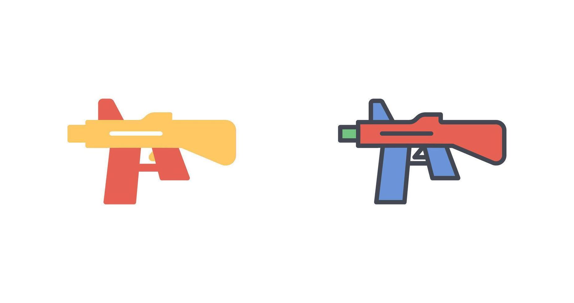 diseño de icono de pistola vector