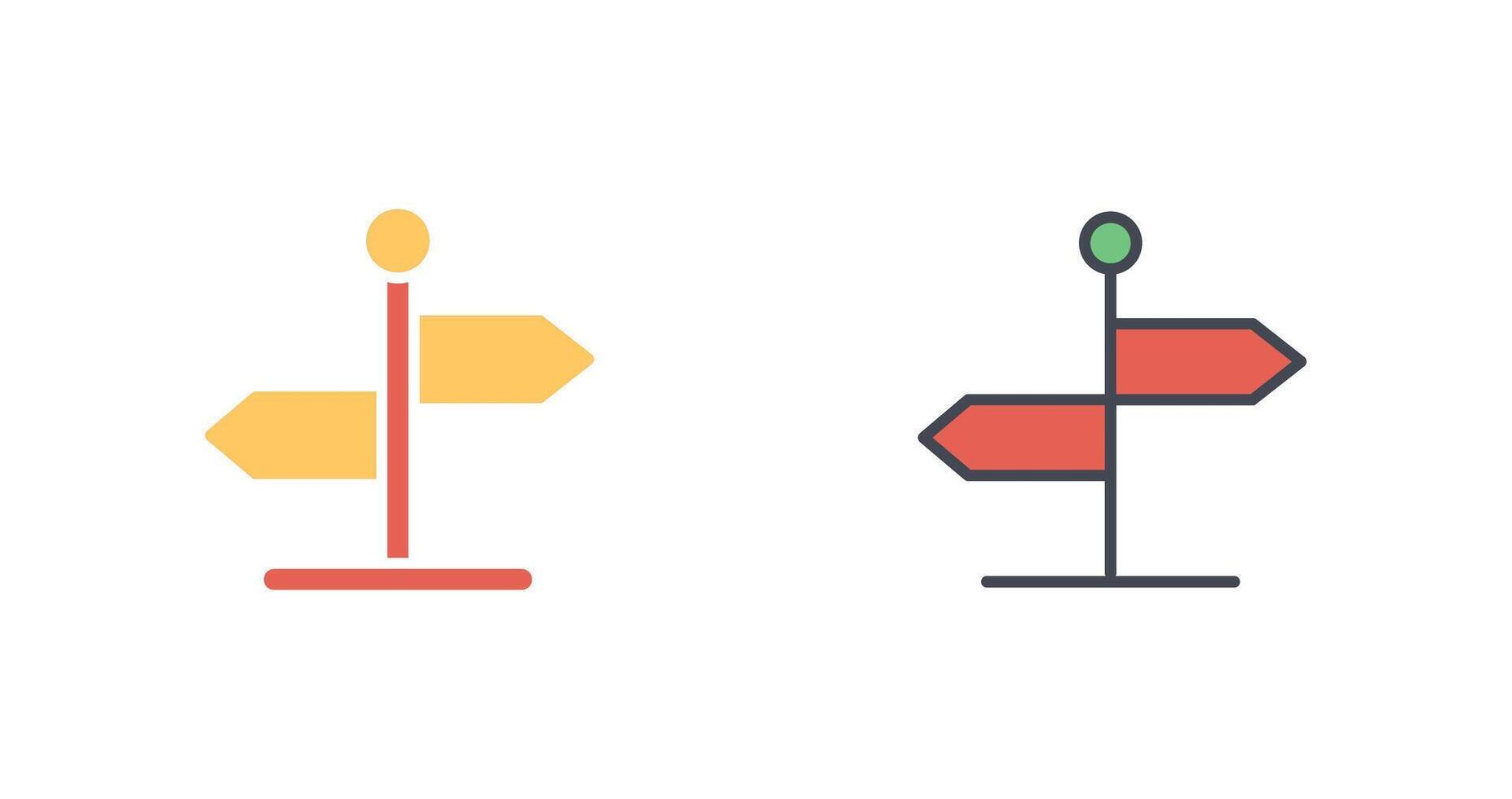 Direction Icon Design vector