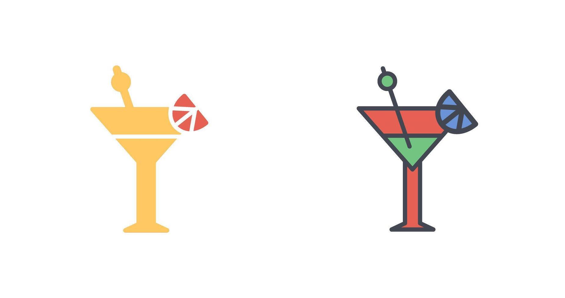 Martini Icon Design vector
