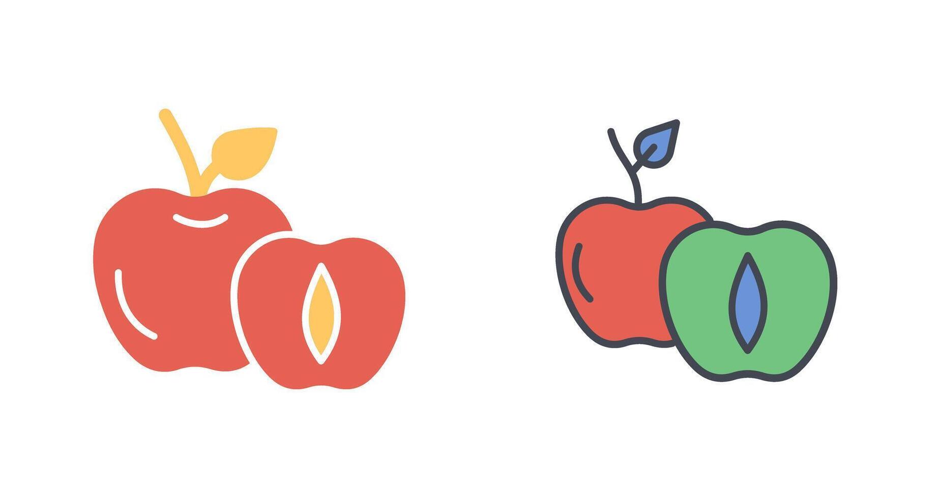 Apricot Icon Design vector