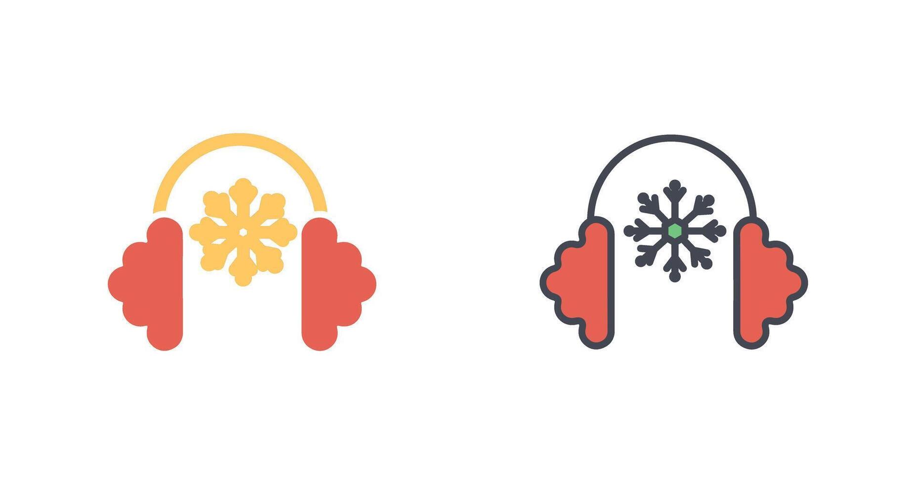 Earmuff Icon Design vector