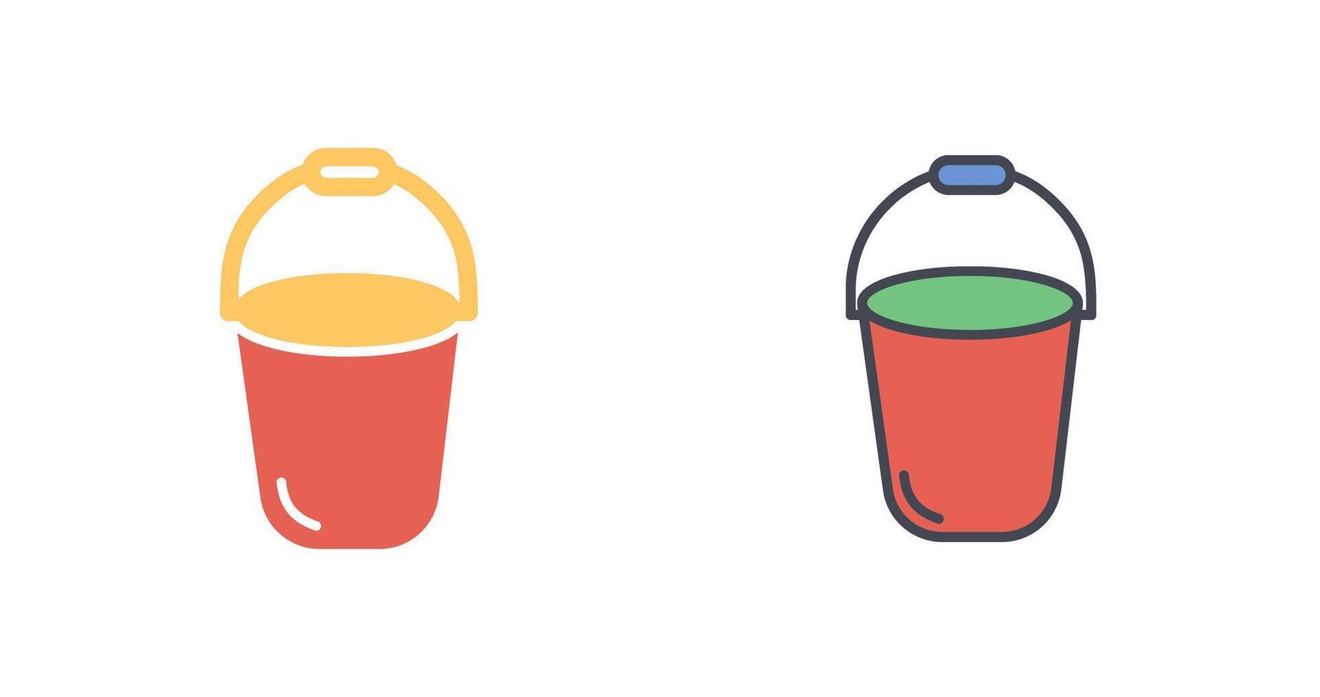 Bucket Icon Design vector