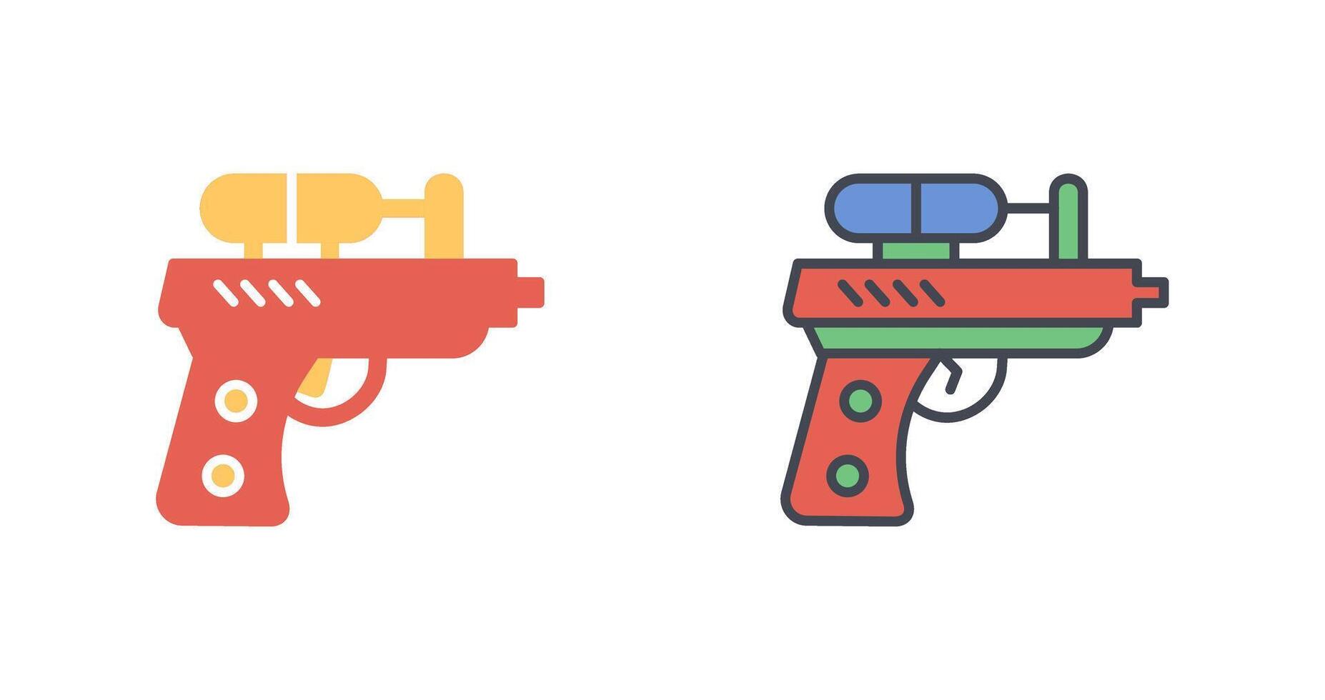 pistola de agua icono diseño vector