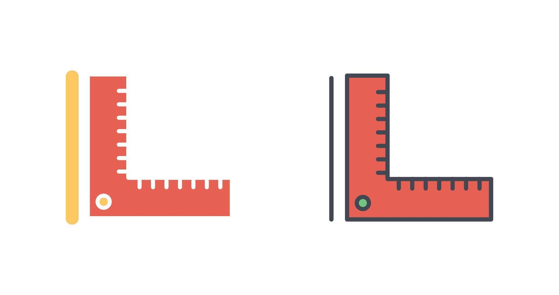 Ruler Icon Design vector