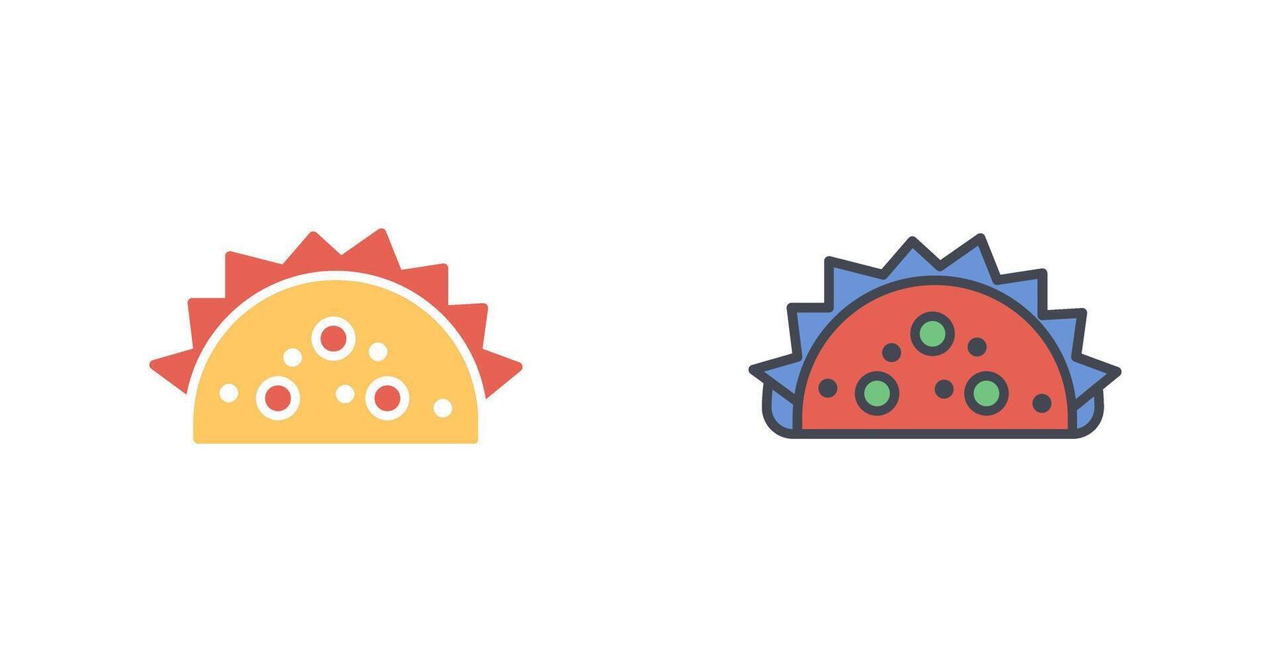 tacos icono diseño vector