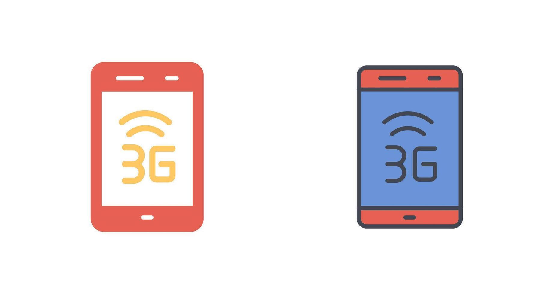3G Icon Design vector