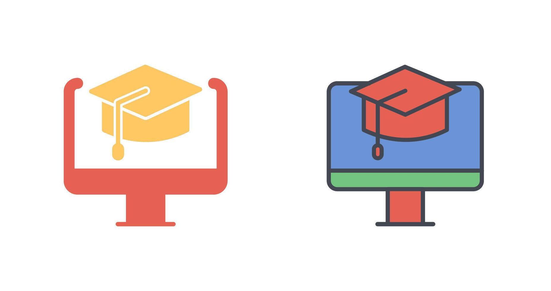 elearning icono diseño vector