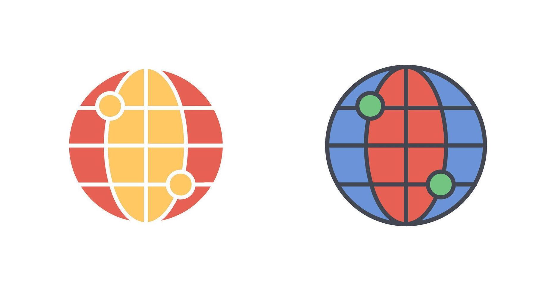 Network Icon Design vector