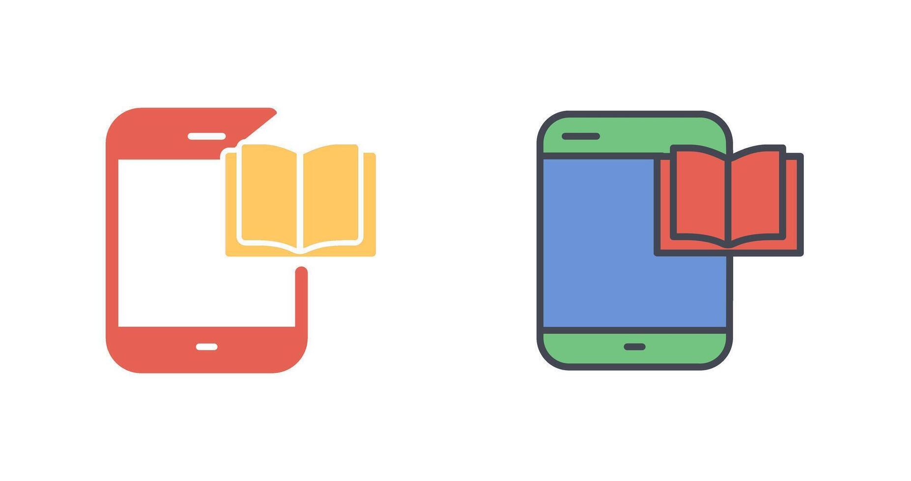 Ebook Icon Design vector