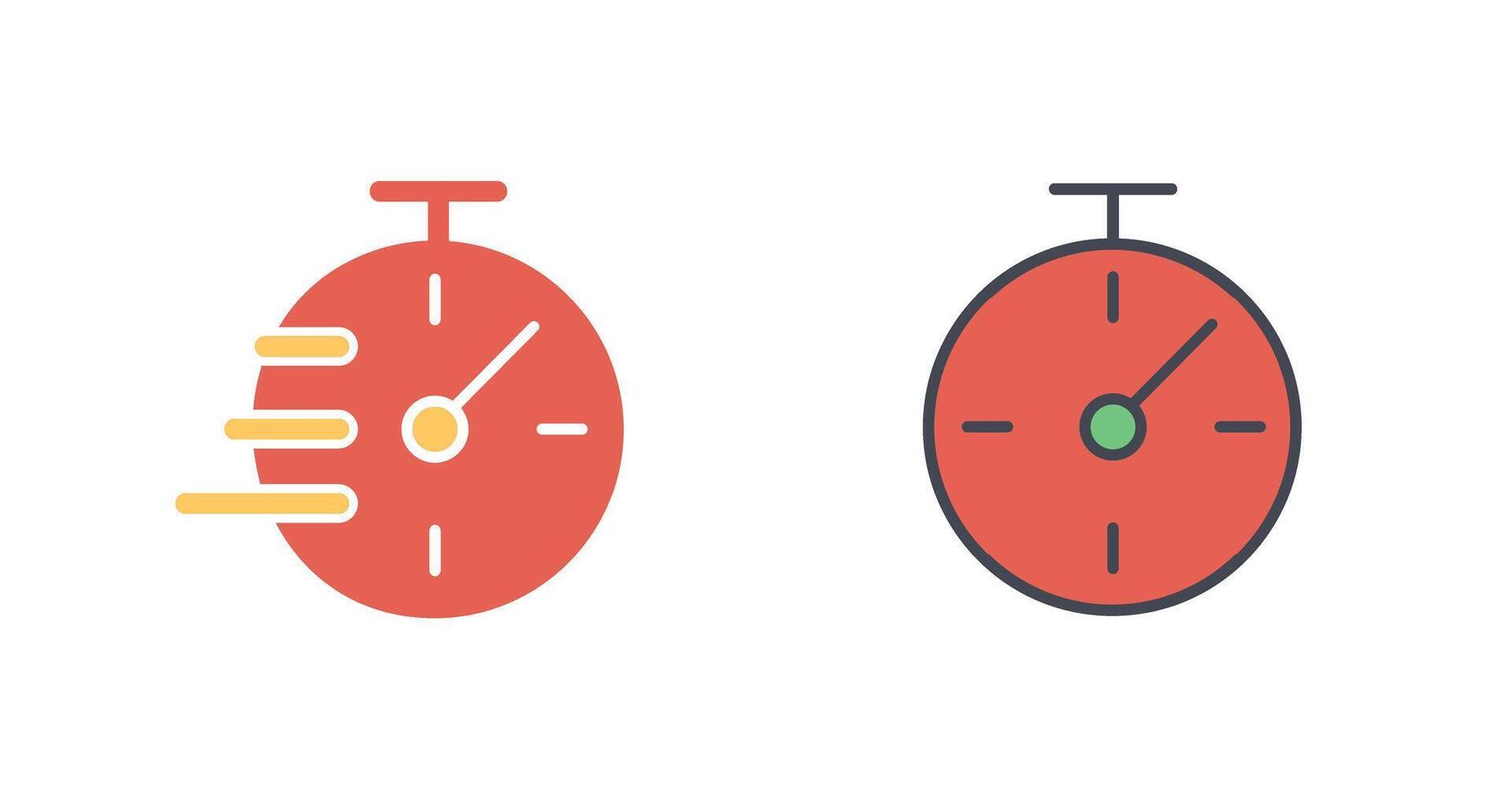 Flex Time Icon Design vector