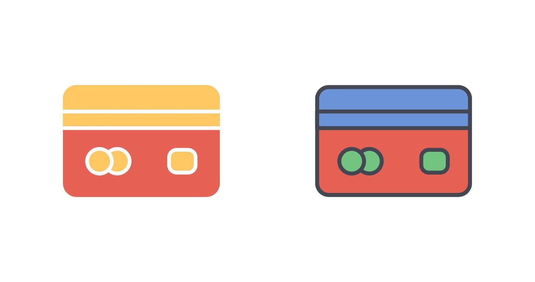 Credit Card Icon Design vector
