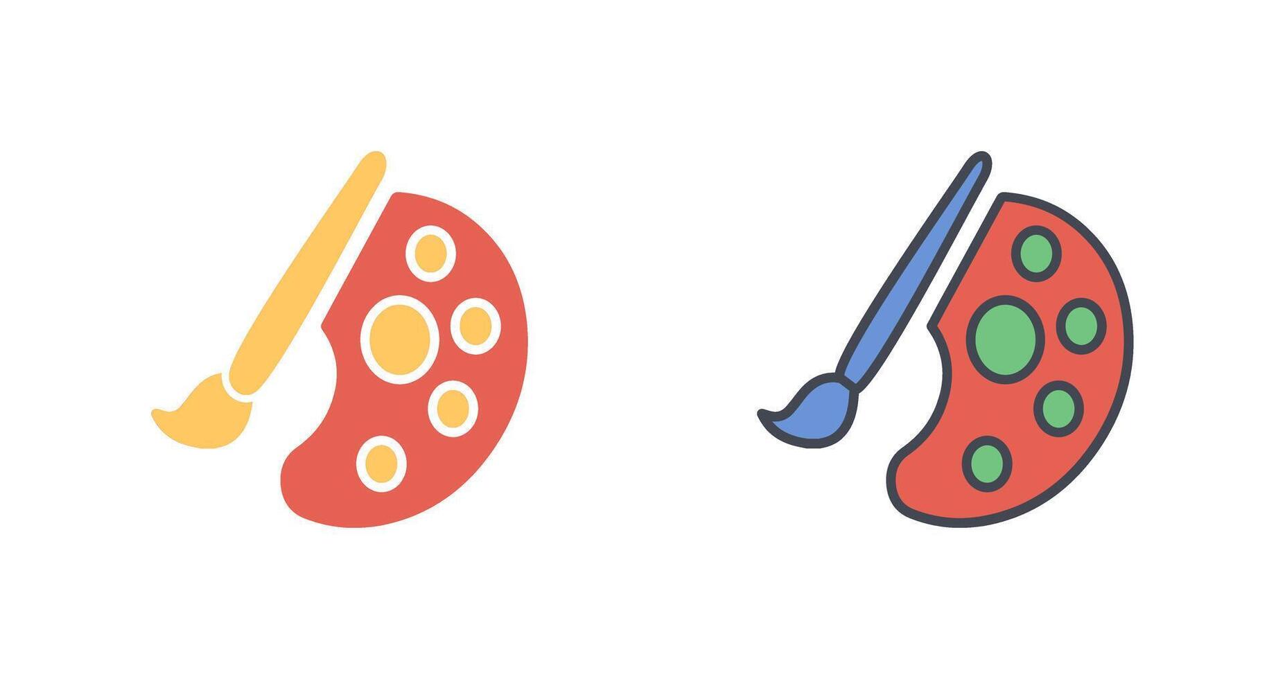 Paint Brush Icon Design vector