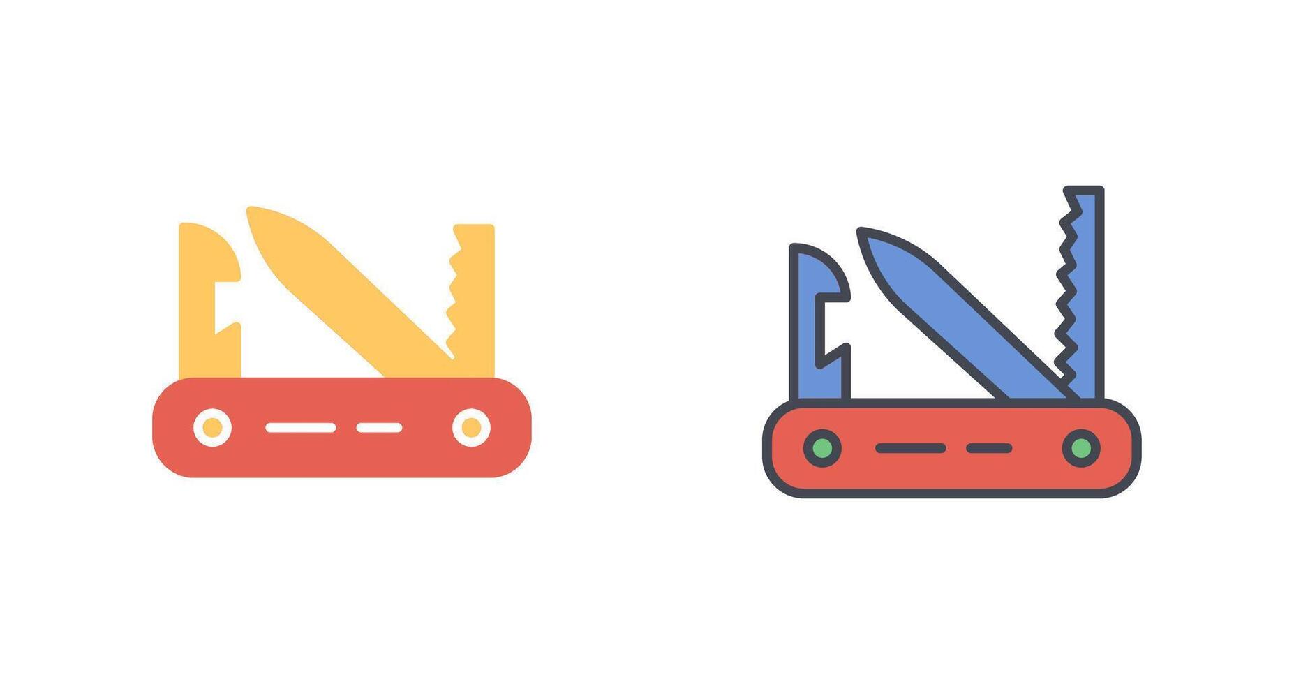 Swiss Army Knife Icon Design vector