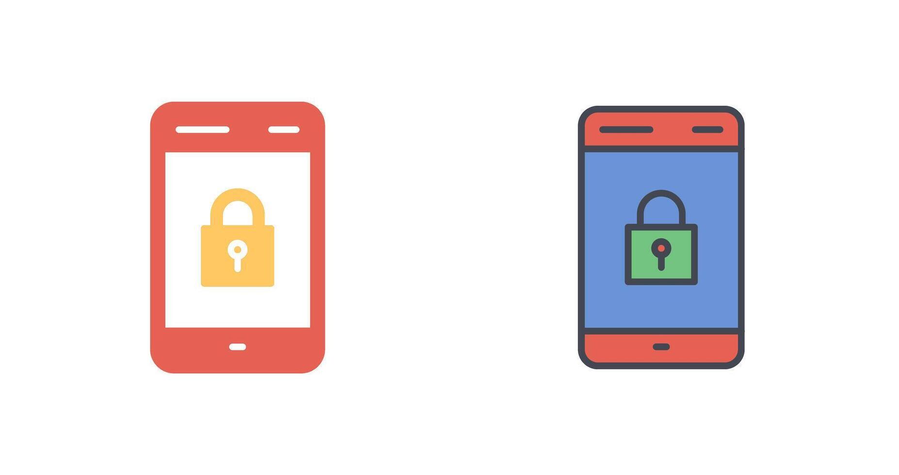Padlock Icon Design vector