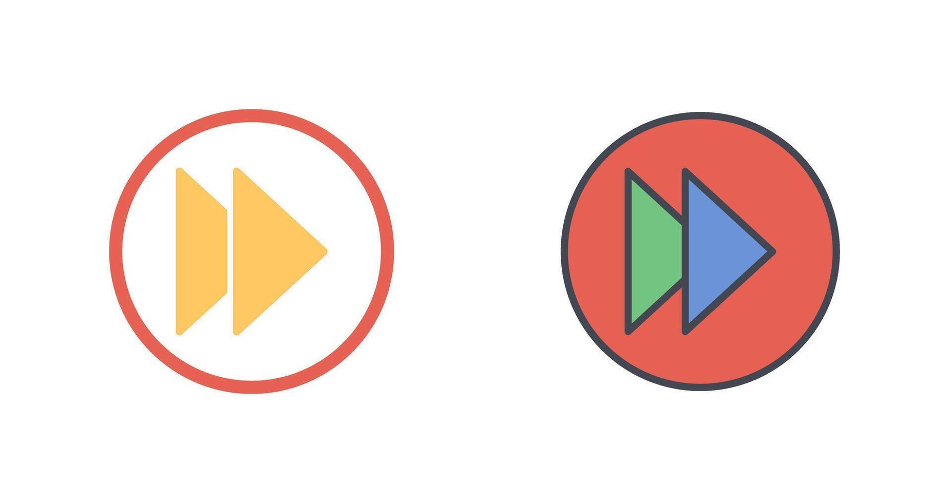 Next Icon Design vector
