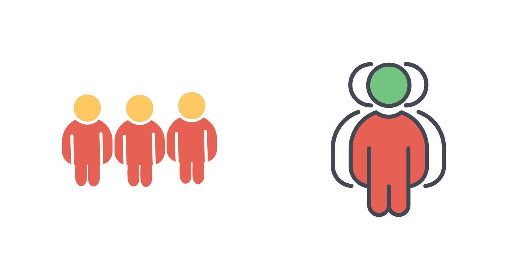 Team Members Icon Design vector