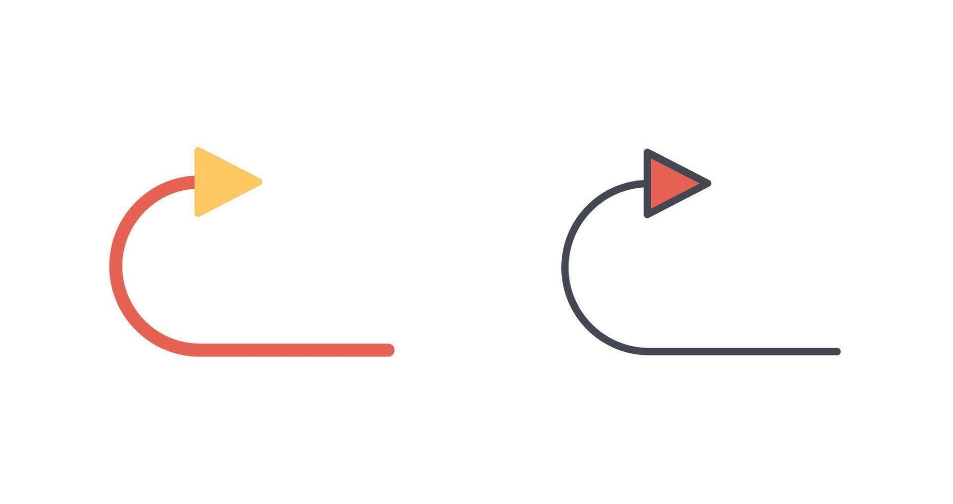 Arrow Pointing Right Icon Design vector