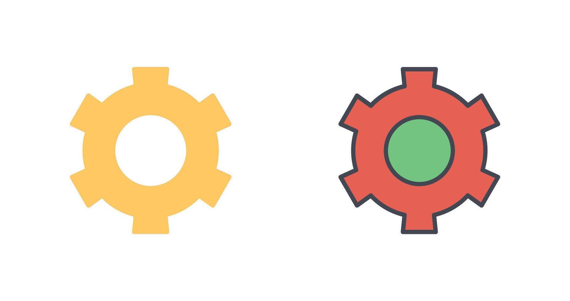 Setting Gear Icon Design vector