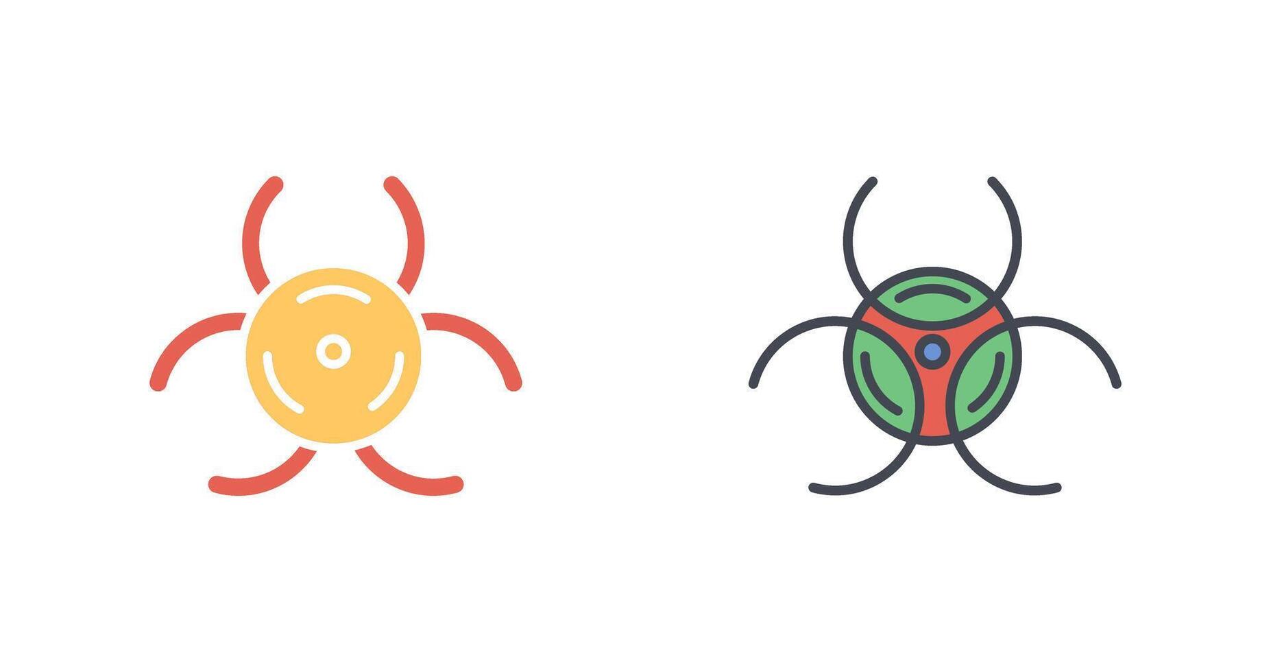 Biological Hazard Icon Design vector