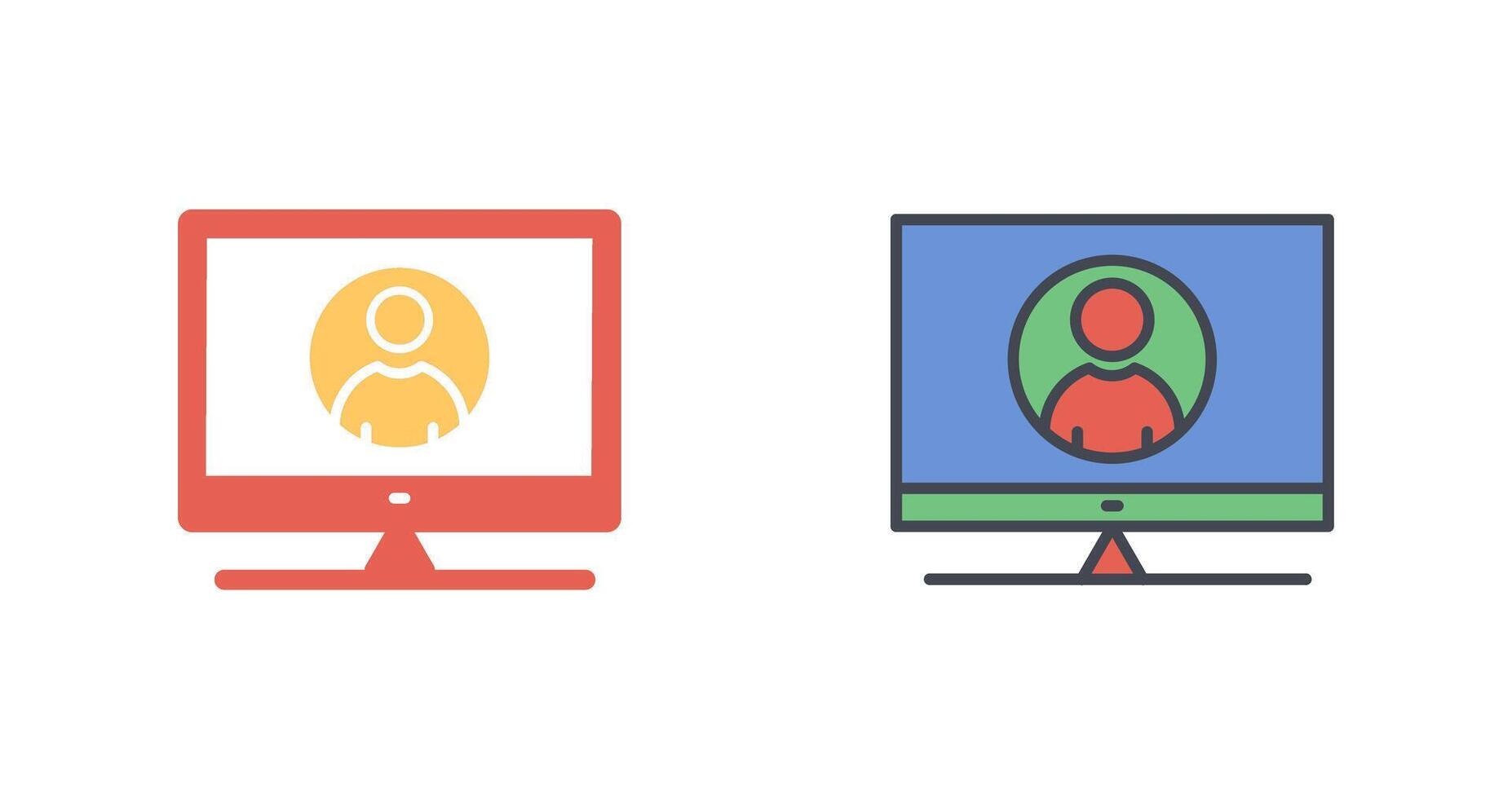 Male Visitor Icon Design vector