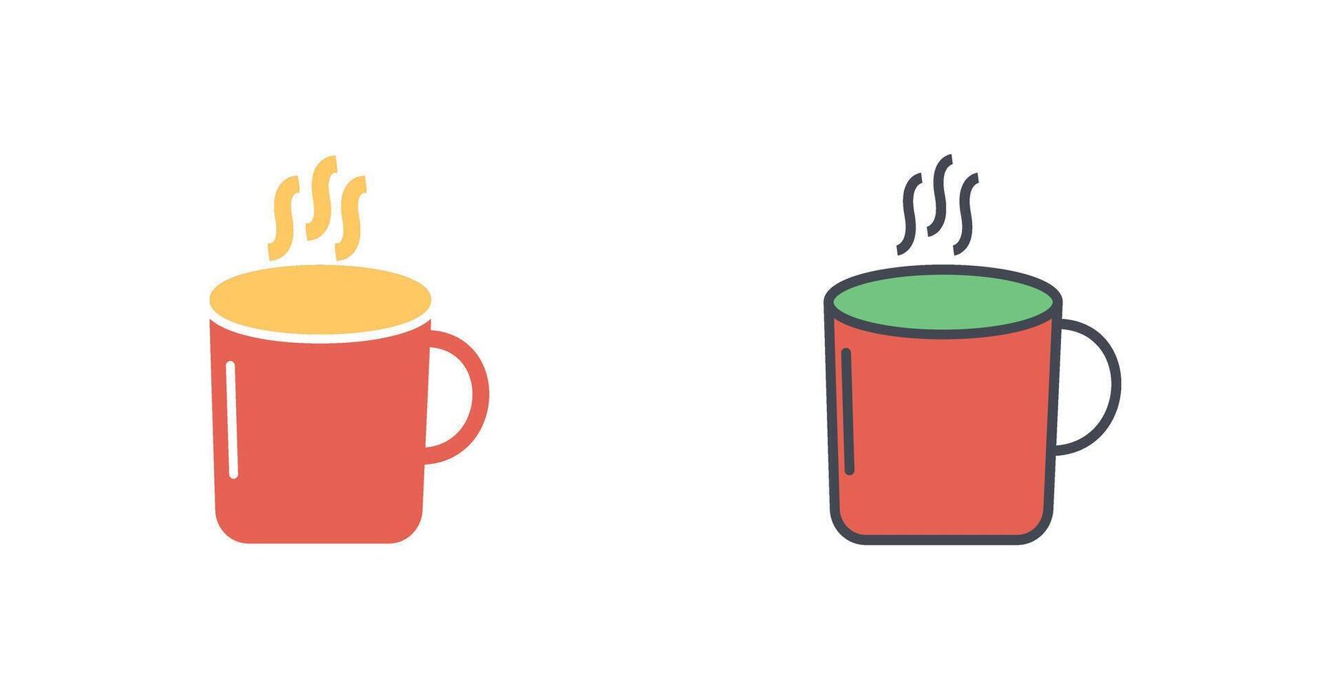 Coffee Mug Icon Design vector