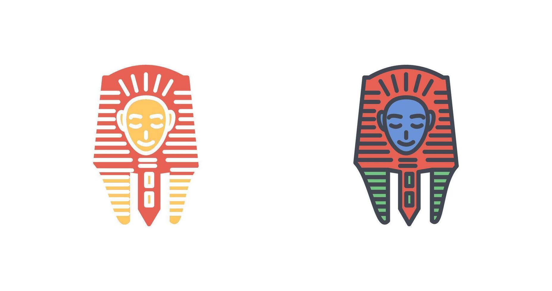 Egyptian Face Icon Design vector