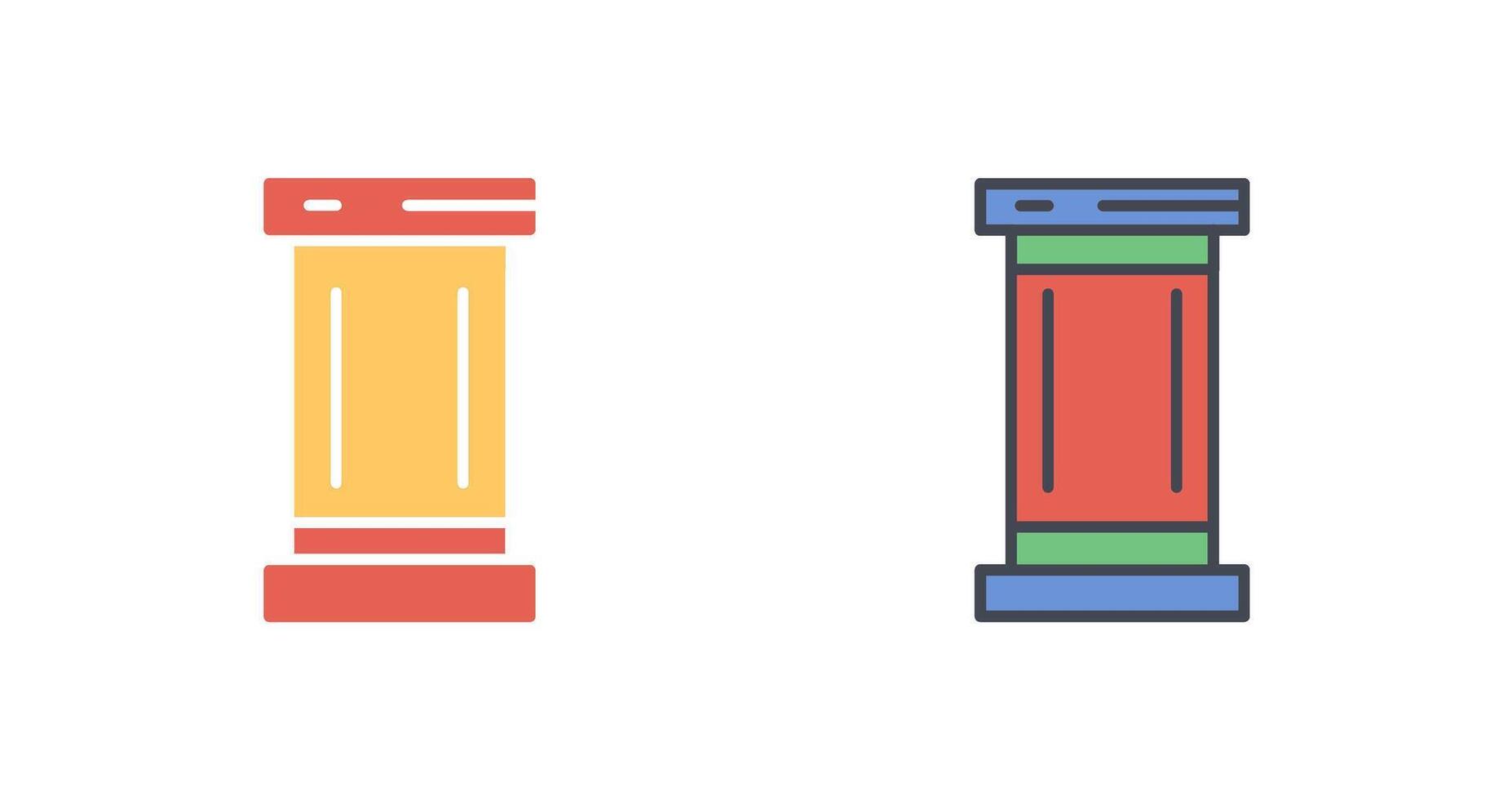 Pillar Icon Design vector