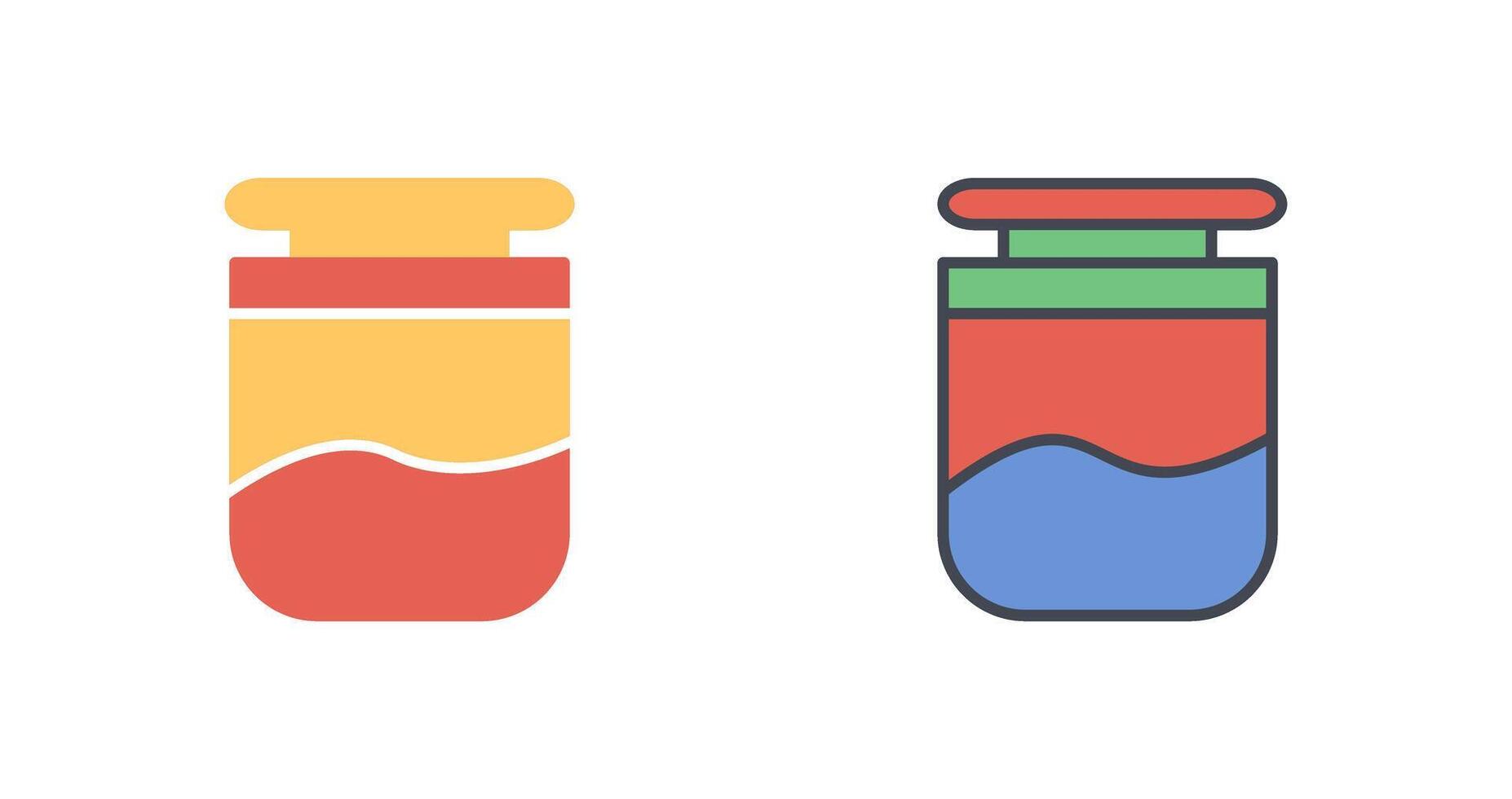 Jar on Display Icon Design vector
